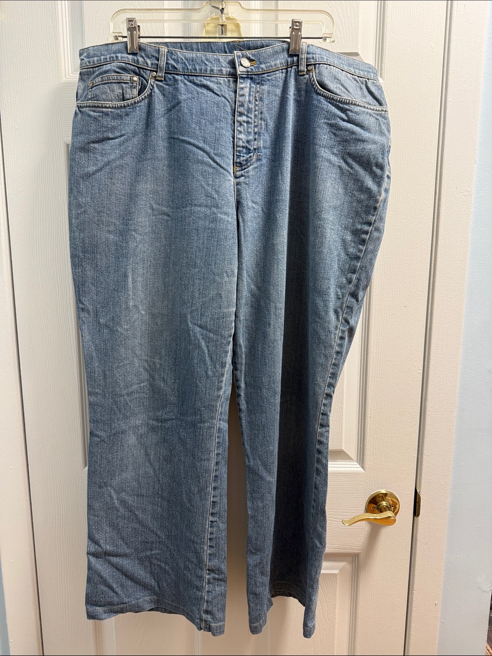 Jones New York Medium Blue Straight Leg Denim Jeans